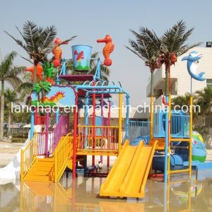Fiberglass Water Fountain Playground Equipment Playground With Splash Pad