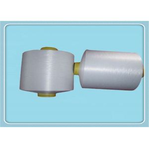 Bleached 100D/48F Recycled Polyester Yarn , Polyester Yarn Dty Breathable