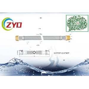 Professional Braided Dishwasher Hose , High Strength Flexible Faucet Hose