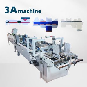 PLC Control Automatic Box Folding And Gluing Machine 380V Zh700d