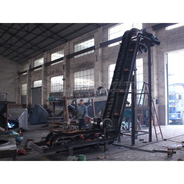 Organic Fertilizer 6000m3/H 200m Large Angle Belt Conveyor