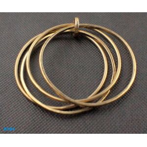 High quality alloy metal bangles with gold plated