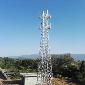 China 50m 60m Angle Galvanized Tower Hot Dip 4 Legged on sale