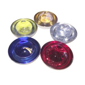 Customized Small Glass Road Stud Cat Eye Reflector for Roadway Safety Enhancemen