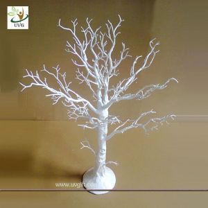 UVG wedding centerpiece ideas white plastic dry tree fake decorative twigs for