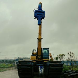China Pile Driver - Amphibious Performance for Marine Projects on sale