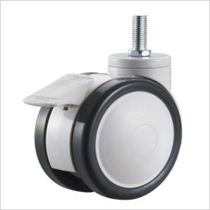 medical caster locking wheels polyurethane casters medical supply 4 inch