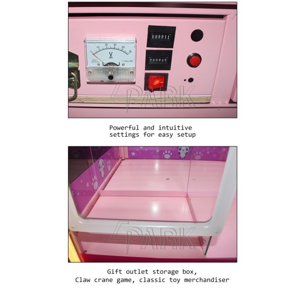 Grab Big Soft Toy Claw Crane Game Machine For Supermarket / Supermarket