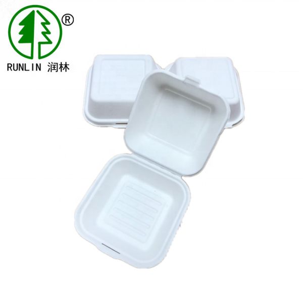Buy Biodegradable china factory made disposable take away hamburge box at wholesale prices