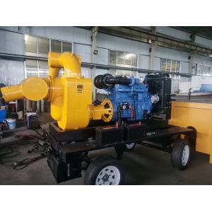 China 3000rpm Trailer Mounted Water Pump Agricultural Irrigation Water Pump 10kW on sale