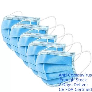 Net Weight 25g Disposable Pollution Mask , Procedure Face Mask OEM / ODM