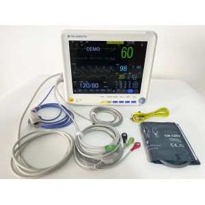 Portable Multi Parameter Patient Monitor with 12.1 Inch Display and Trolley/Wall