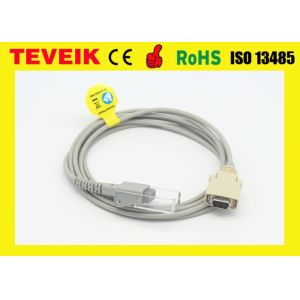 Factory Price Reusable MS LNCS sensor SpO2 Adapter Cable, 14 Pin to DB9 Female