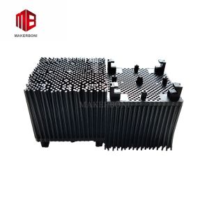 Small Black Nylon Bristle Bricks for Orox Auto Cutter Machine in 50*50*43 mm