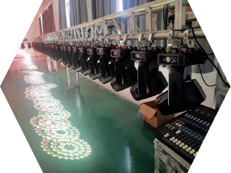 Color Wheel 14 Colors White Light LED Moving Head Stage Lights for Professional Show