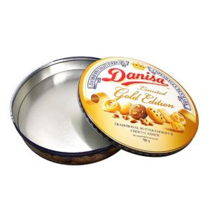 ODM Food Grade Metal Tin Box Cookie Biscuit Tin Container