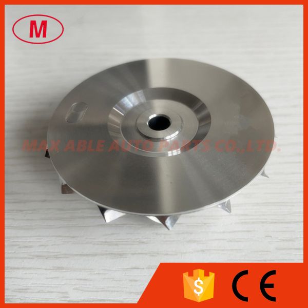 CT26 17291-17010 42.12/64.89mm 7+7 blades high performance Turbocharger milling/Billet compressor wheel for 17201-17010