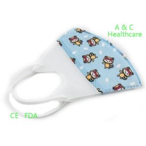 China Disposable Kids Surgical Mask Medical Pediatric Meltblown Nonwoven Blue on sale
