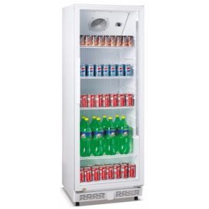 310L Upright Single Door ABS Inner Direct Cooling Beverage Display Cooler /