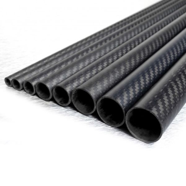 Buy OD 16mm X ID 12mm 13mm 14mm 15mm X 1000MM 100% Roll Wrapped 3K Carbon Fiber Tube at wholesale prices