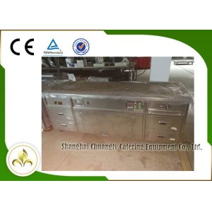 2.2m Teppanyaki Grill Table Electric Tube Heaters Fume Down Exhaust Multi