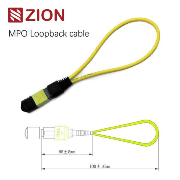 Buy 12 Fibers MPO Singlemode Fiber Optic Loopback Module /Cable at wholesale prices