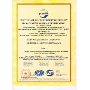 TC Smart Systems Group Certifications