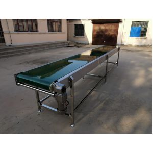 Customized Paddy Belt Conveyor Used In Aluminum Cans Industries