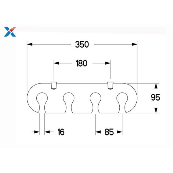 Eco - Friendly Acrylic Display Rack Straight Acrylic Wine Glass Holder Non - Toxicity