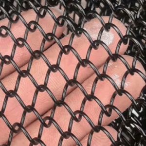 Stainless Steel Alulinum Material Cascade Coil Drapery Wire Mesh Curtains