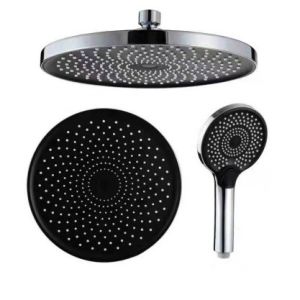 Round Shape Handheld High Pressure Bathroom Hand Held Shower Head With Easy To