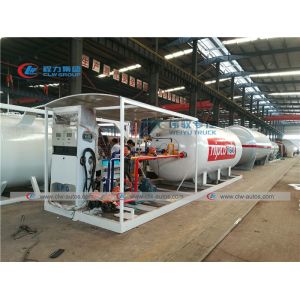 10 Ton 20cbm LPG Skid Station With Filling Dispenser