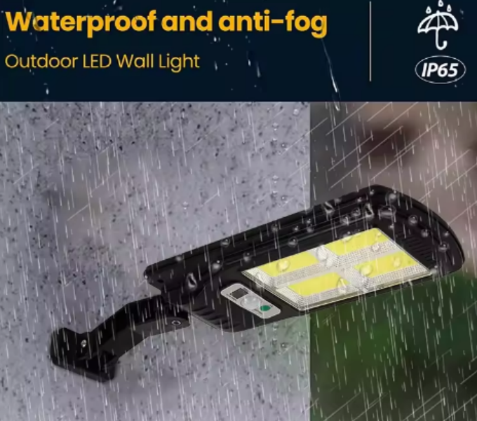 10W All In One Solar Street Light Outdoor IP65 Waterproof