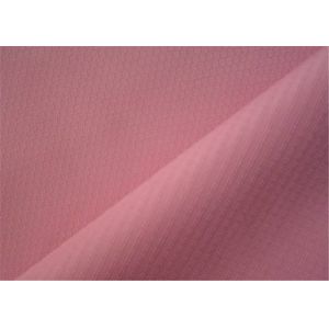 Pink Thin Polyester Pongee Fabric Skin - Friendly Elegant Appearance