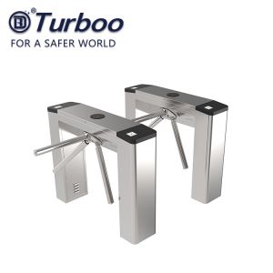 Waist Height Electronic Tripod Turnstile / Automatic Access Control System