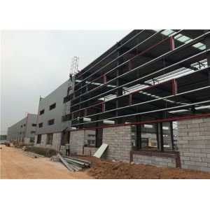 Pre Fabricated All Steel Structure Warehouse With Aluminum Sliding Window