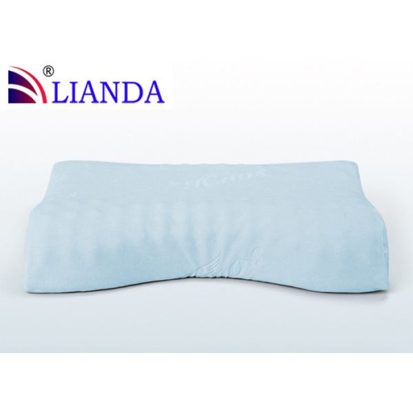 Soft Contour Infant Memory Foam Pillow Wave Surface For Massage