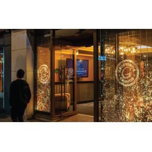 Multipurpose Transparent LED Display Panel Wall Mounted Waterproof