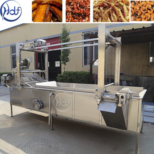 SUS304 Material Sea Fish Industrial Deep Fat Fryer Fish Fry Machine 30KW