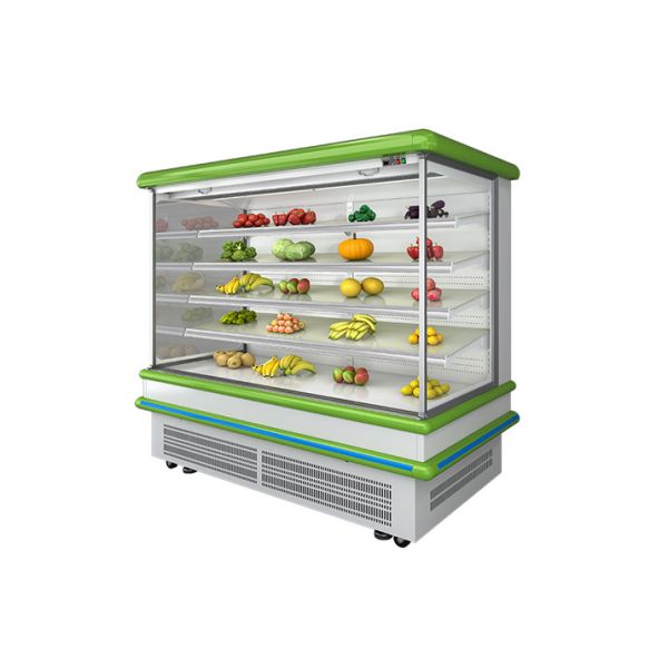 Buy Upright Vegetable Multideck Display Fridge Single Temperature Fan Cooling at wholesale prices