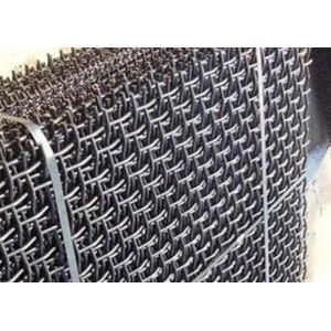 Iron Wire Mesh Bi Directional Wave Separation Bending Galvanized Crimped Wire
