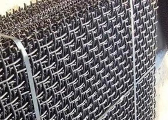 Iron Wire Mesh Bi Directional Wave Separation Bending Galvanized Crimped Wire
