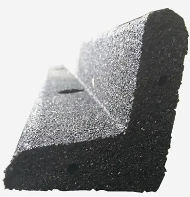 Recycled Rubber Landscape Edging 1200x100mm Black Border Fence