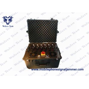 China 5.8G Military Cell Phone Signal Jammer Scew Controls To Adjust Output Power on sale