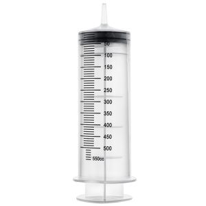China 500ml Comfortable Design Disposable Syringe With Smooth Rubber Plunger For Accurate Liquid Measurement on sale
