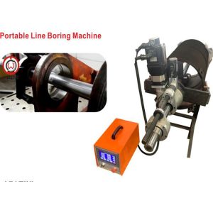 Construction CNC Portable Line Boring Machine 118r/Min For Excavator Repair