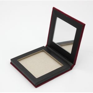 Pink Printing Empty Blush Palette Square Customized Single Blush Pans