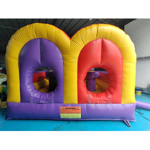 Pvc Tarpaulin Inflatable Obstacle Courses Outdoor Backyard Fun Run Sport For Toddler