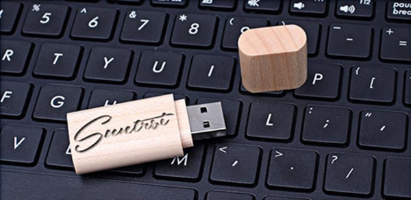 Customized Logo 4GB 8GB USB Flash Drive Pendrive Wooden USB Sticks