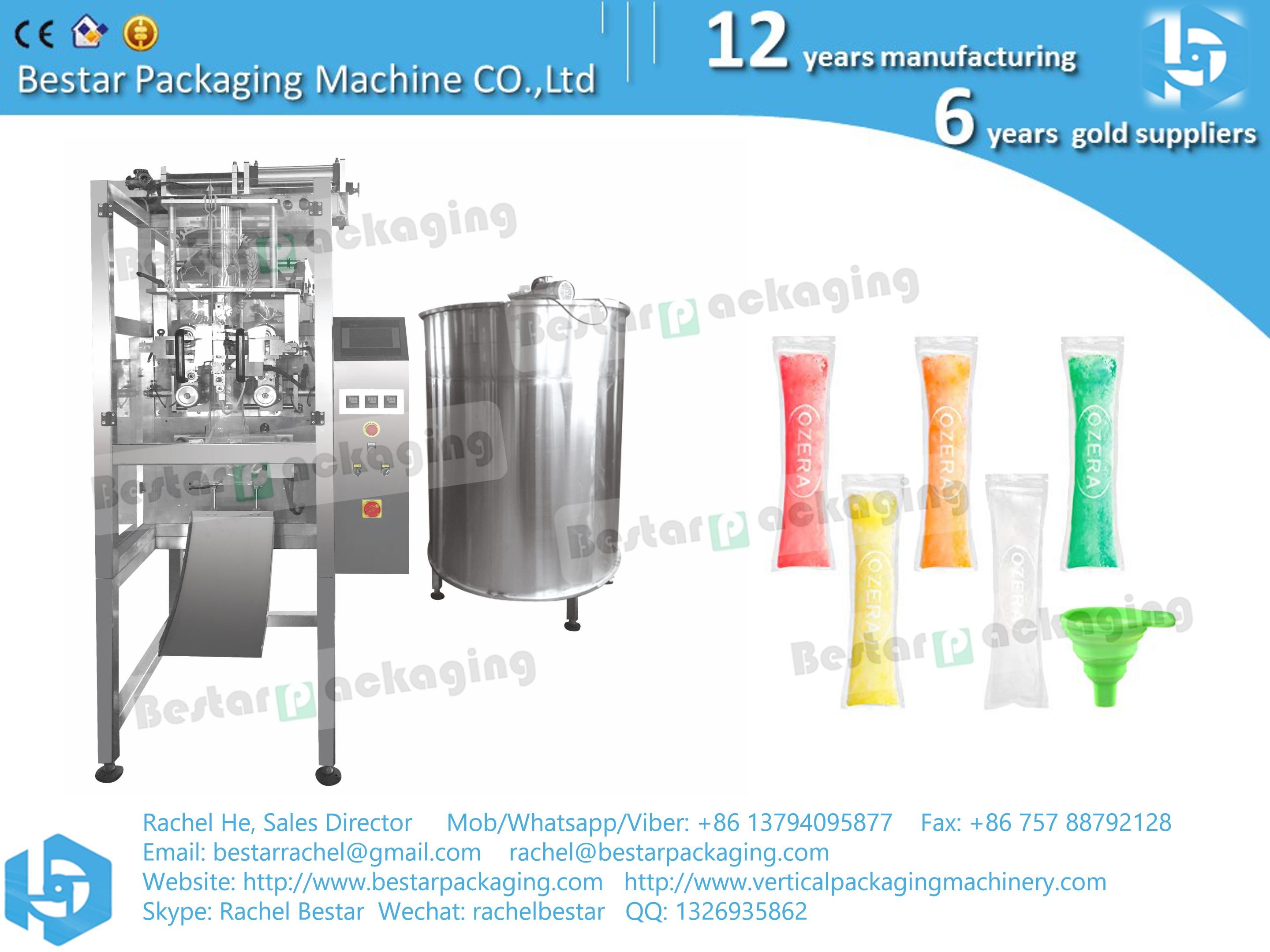 China How to pack popsicles, automatic liquid packaging machine BSTV-160S on sale